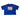 New York Giants Women's NE Primary Logo Foil Blue Crew SS Crop Tee