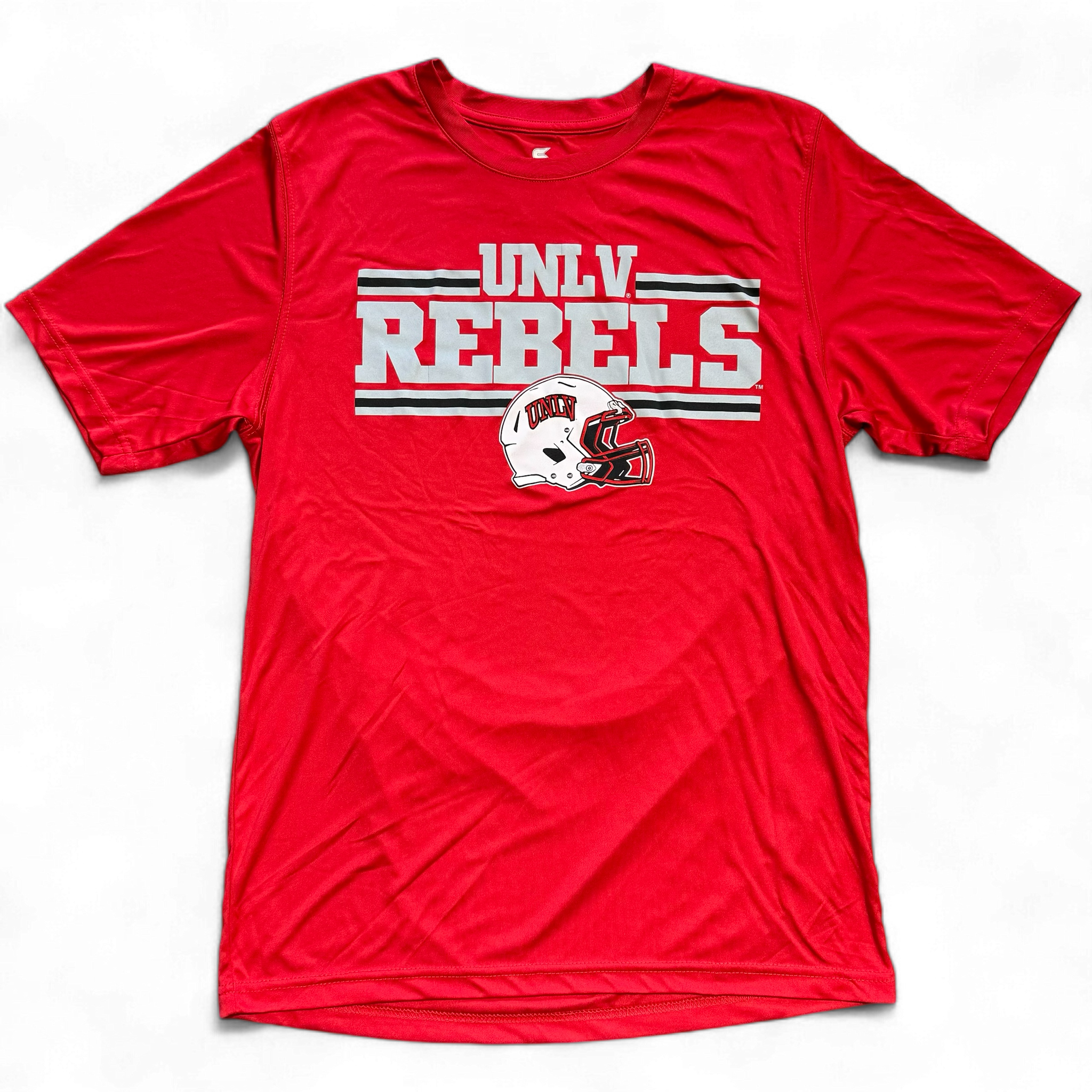 UNLV Rebels Men's Dri-fit Block Helmet T-Shirt