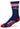 New England Patriots 4 Stripe Deuce Socks