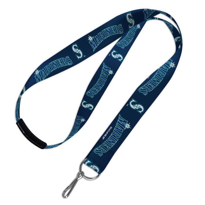 Seattle Mariners Lanyards w/Breakaway 1" - BLUE