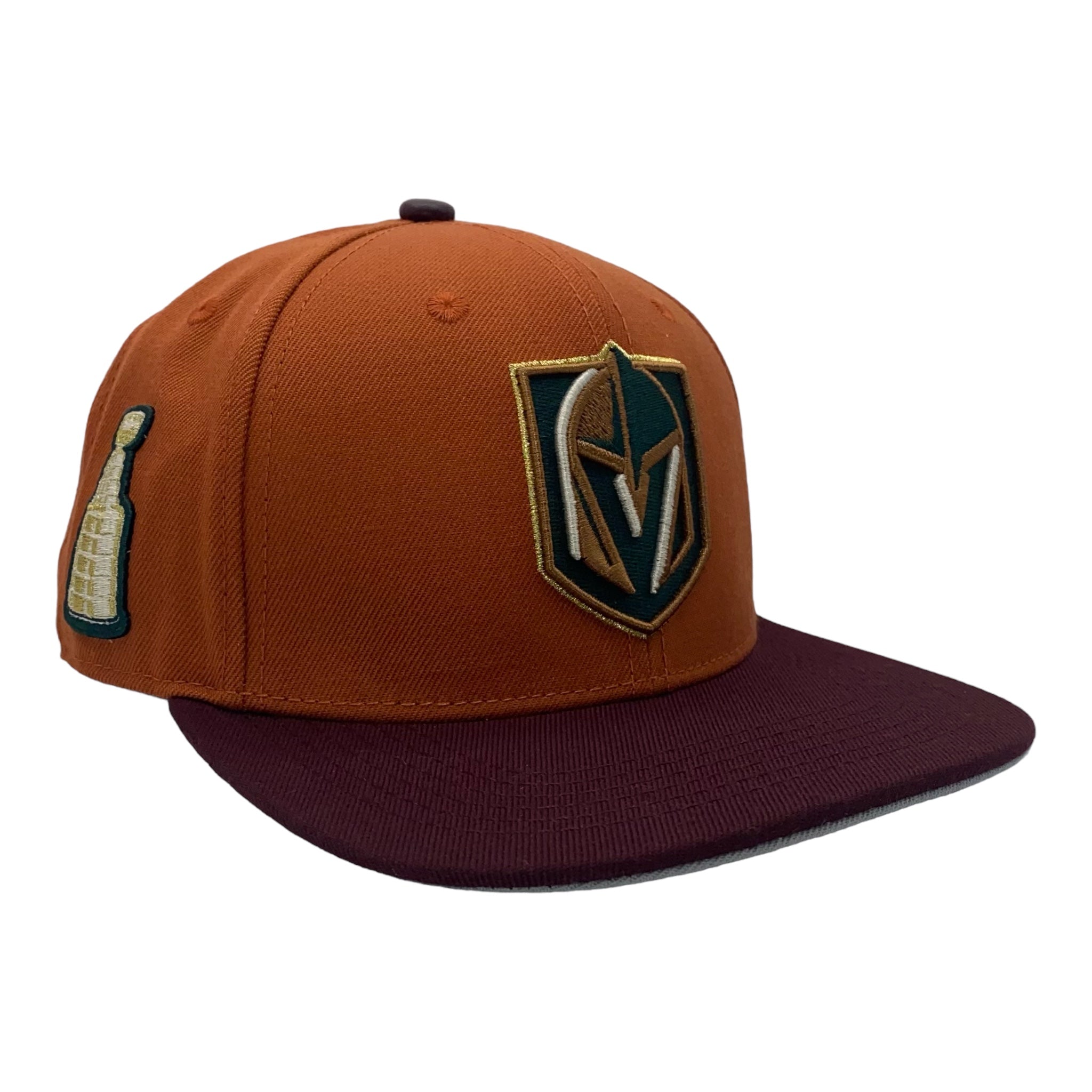 Vegas Golden Knights Championship Snapback Hat - Rust
