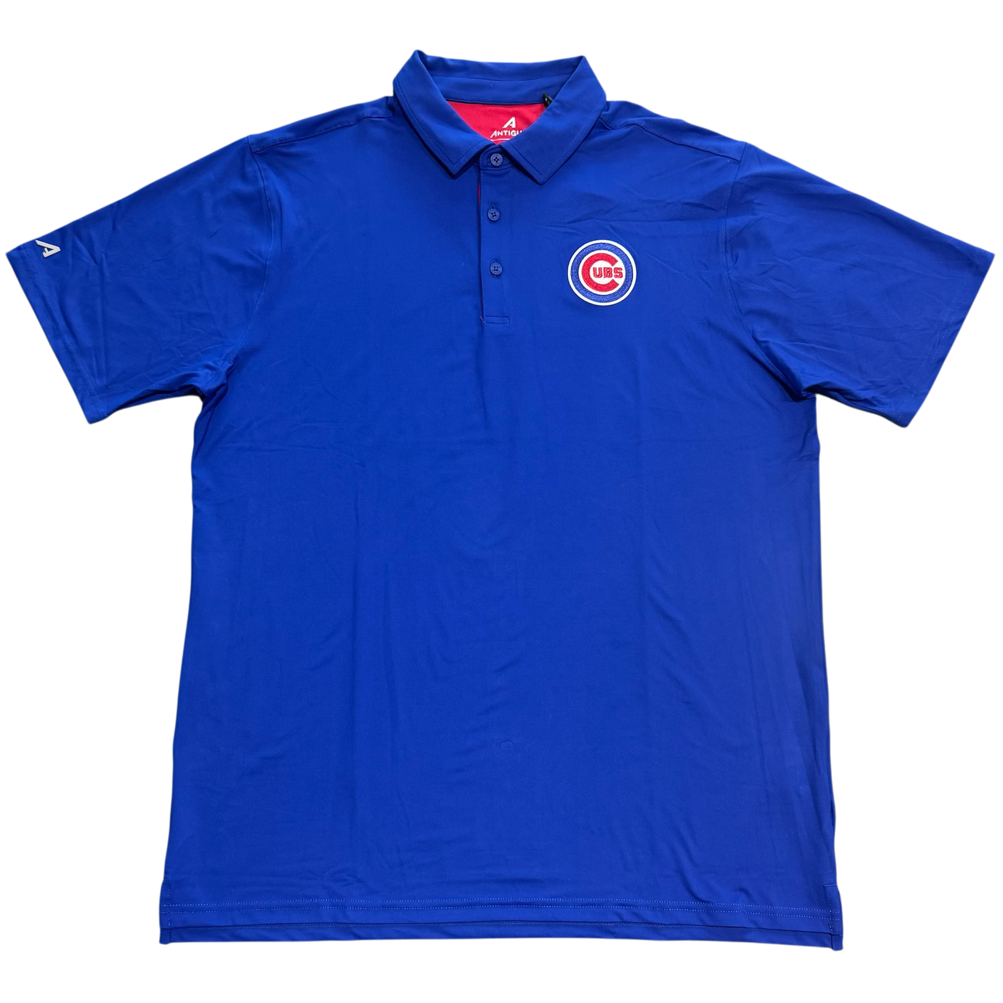 Chicago Cubs Men's Antigua Era Dri Fit Polo Shirt - Blue