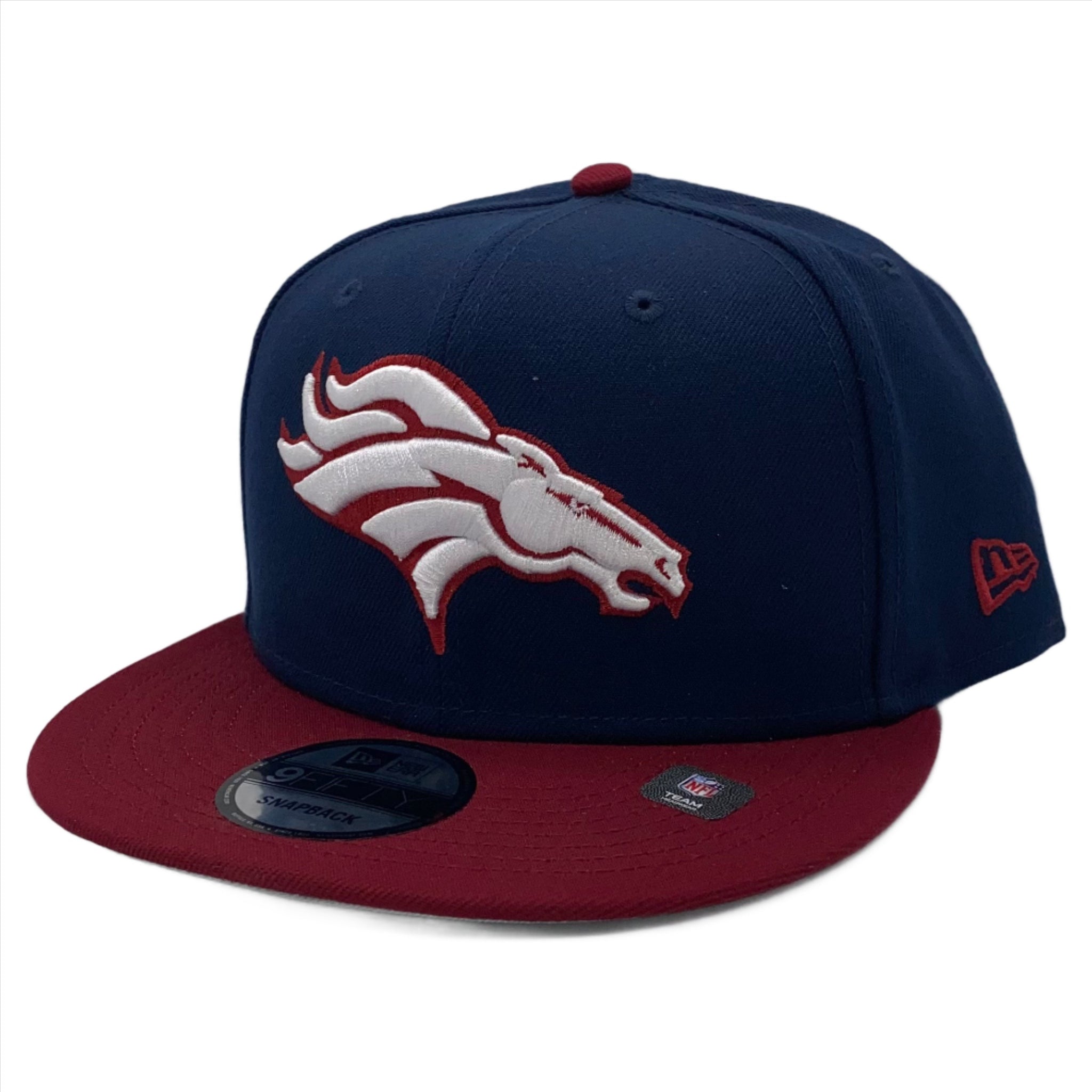 Denver Broncos New Era 2Tone Color Pack 9FIFTY Snapback Hat - Navy/Cardinals