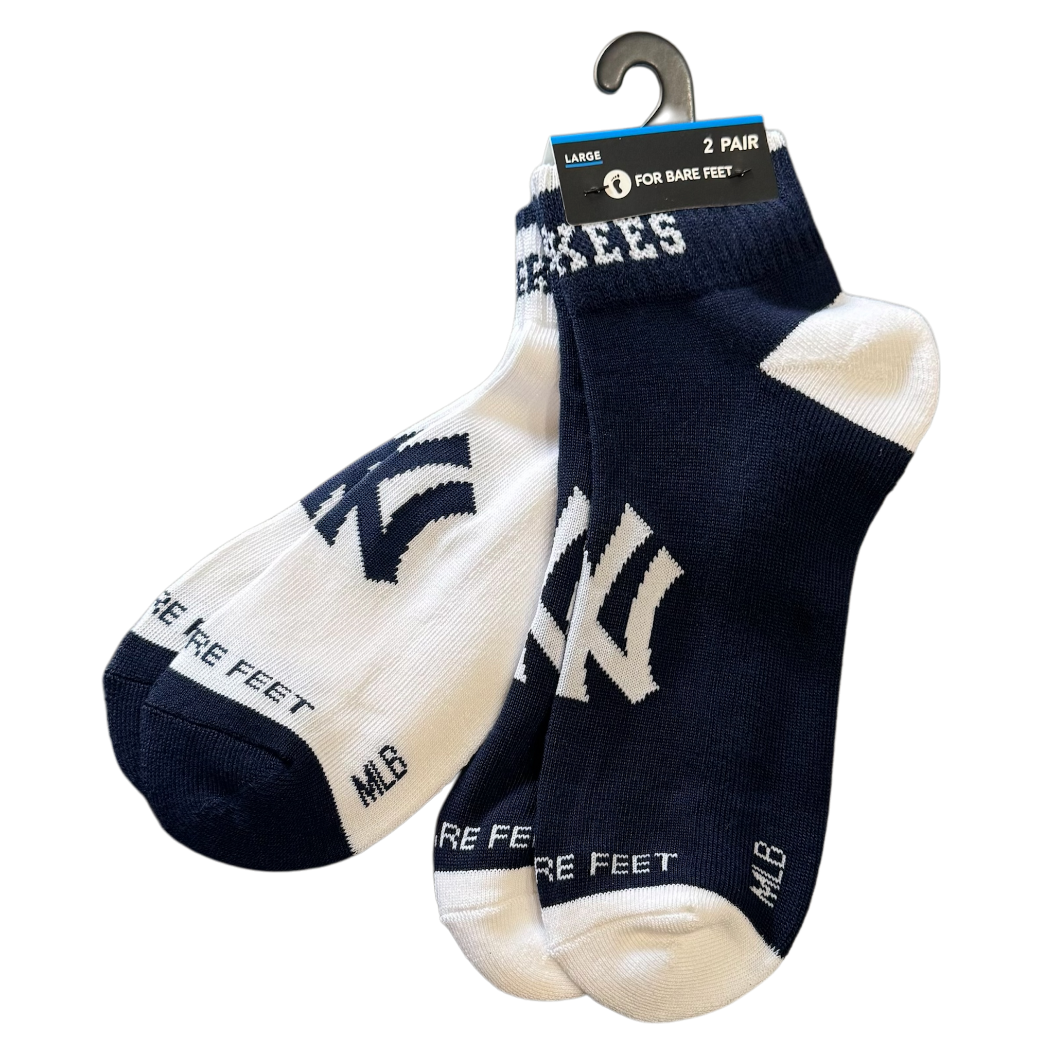 New York Yankees Front and Center Socks - 2 Pack