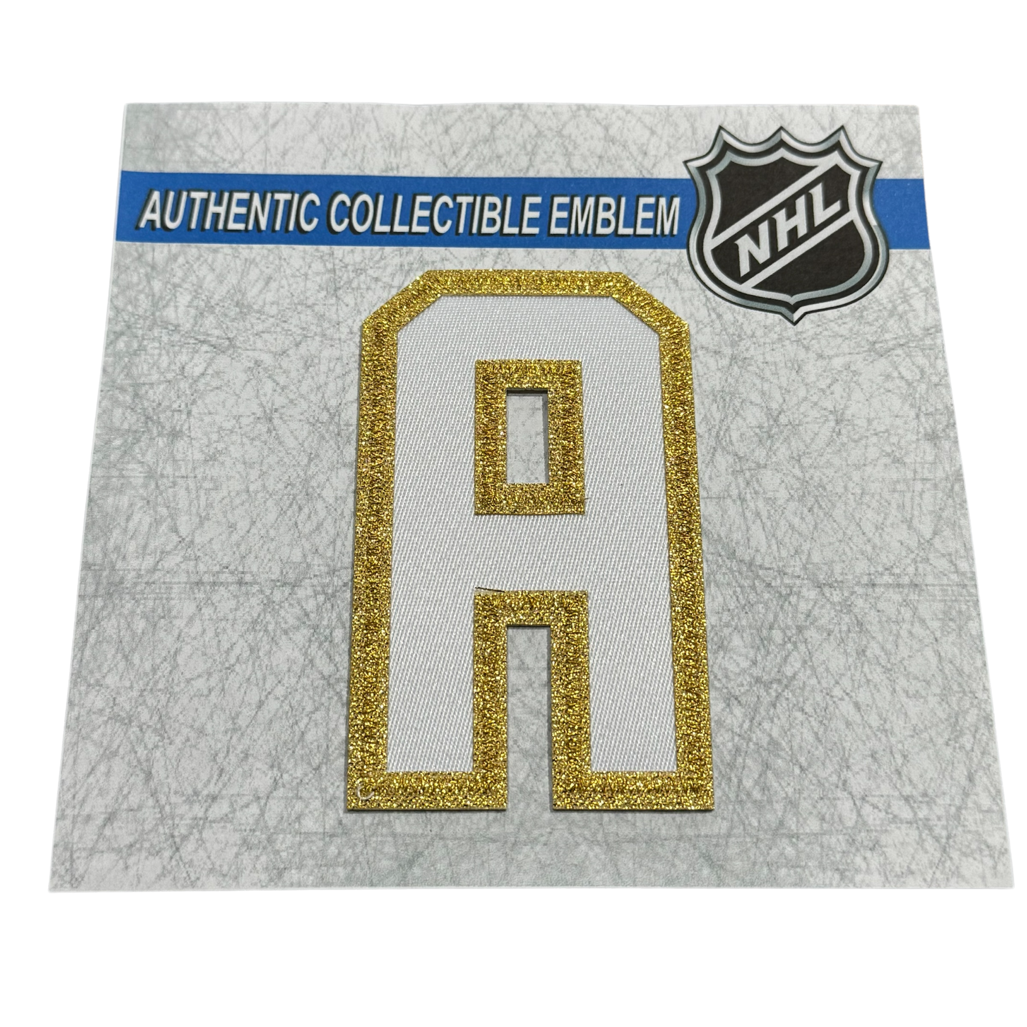 Official Vegas Golden Knights ASSISTANT CAPTAIN PATCH - GRAY Jersey ***
