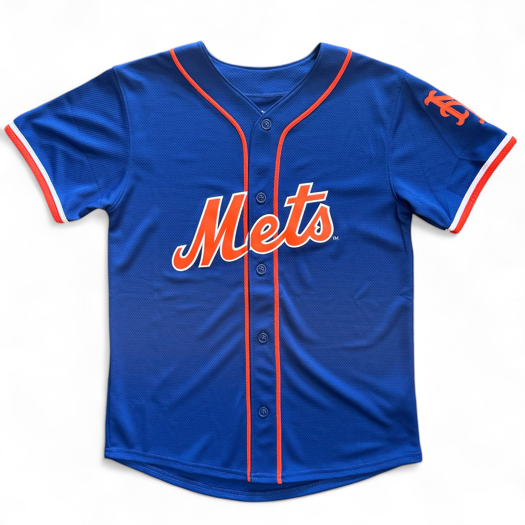 New York Mets Youth Fashion Jersey - Blue