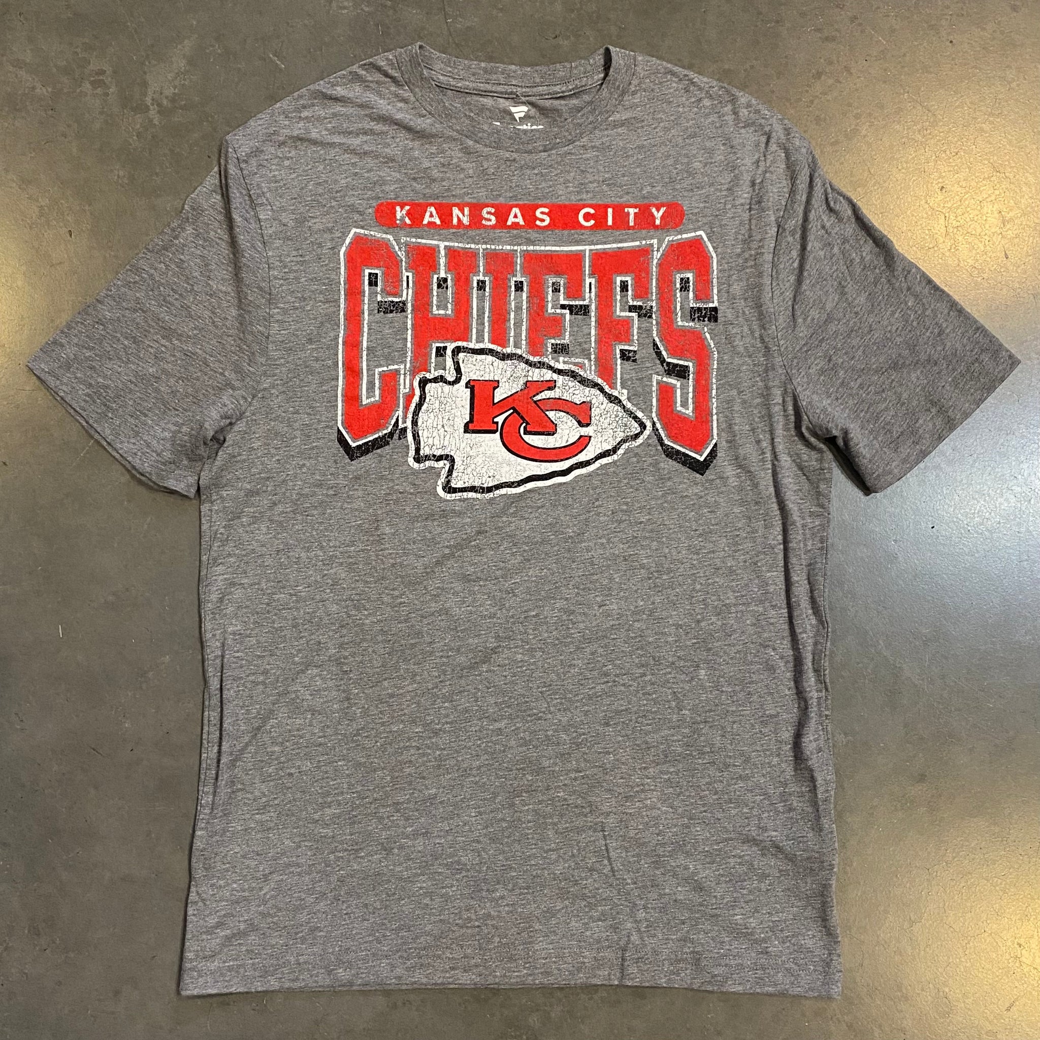 Kansas City Chiefs Shadow Wrapped Block T Shirt