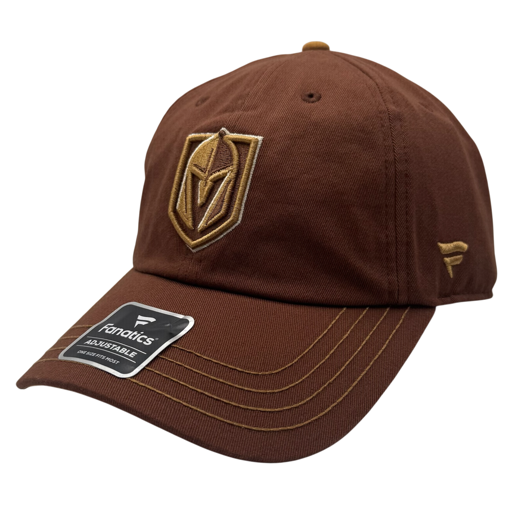 Vegas Golden Knights Timber Adjustable Hat 2025 - Cappuccino