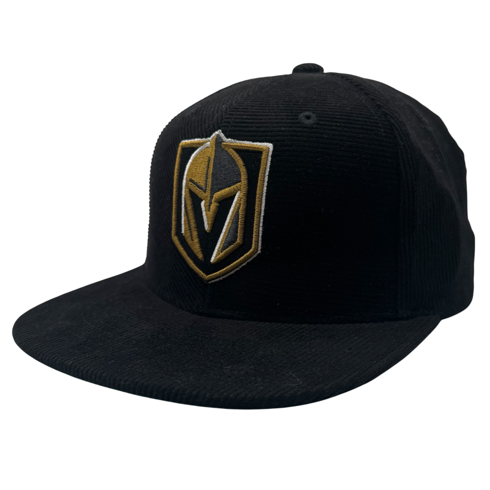 Vegas Golden Knights Black Cord Throwback Snapback Hat