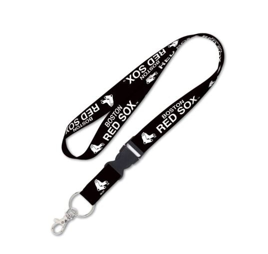 Boston Red Socks Black Lanyard