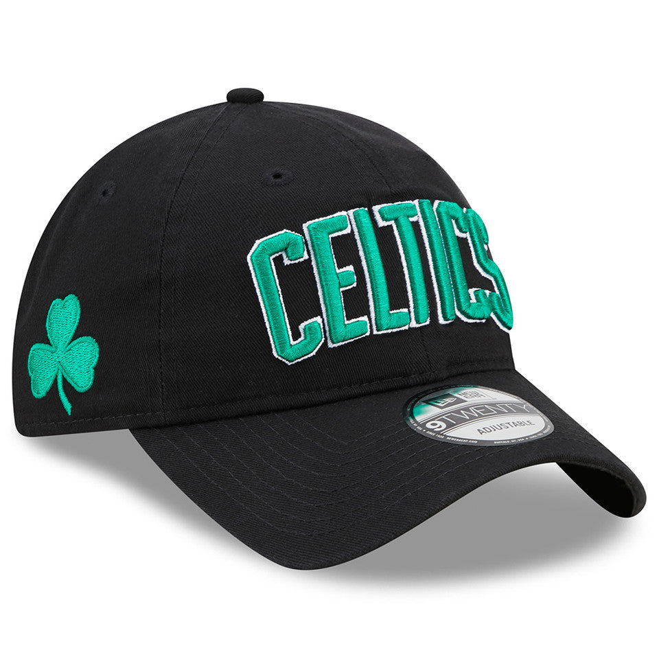 Boston Celtics New Era Navy Jersey Hook Statement Edition 9TWENTY Adjustable Hat