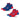 Chicago Cubs Front and Center Socks - 2 Pack