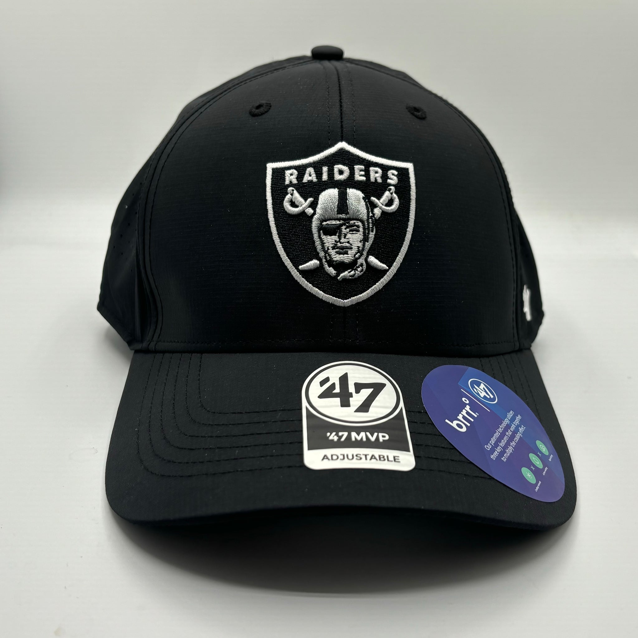 Las Vegas Raiders '47 Brrr MVP Adjustable Black Hat