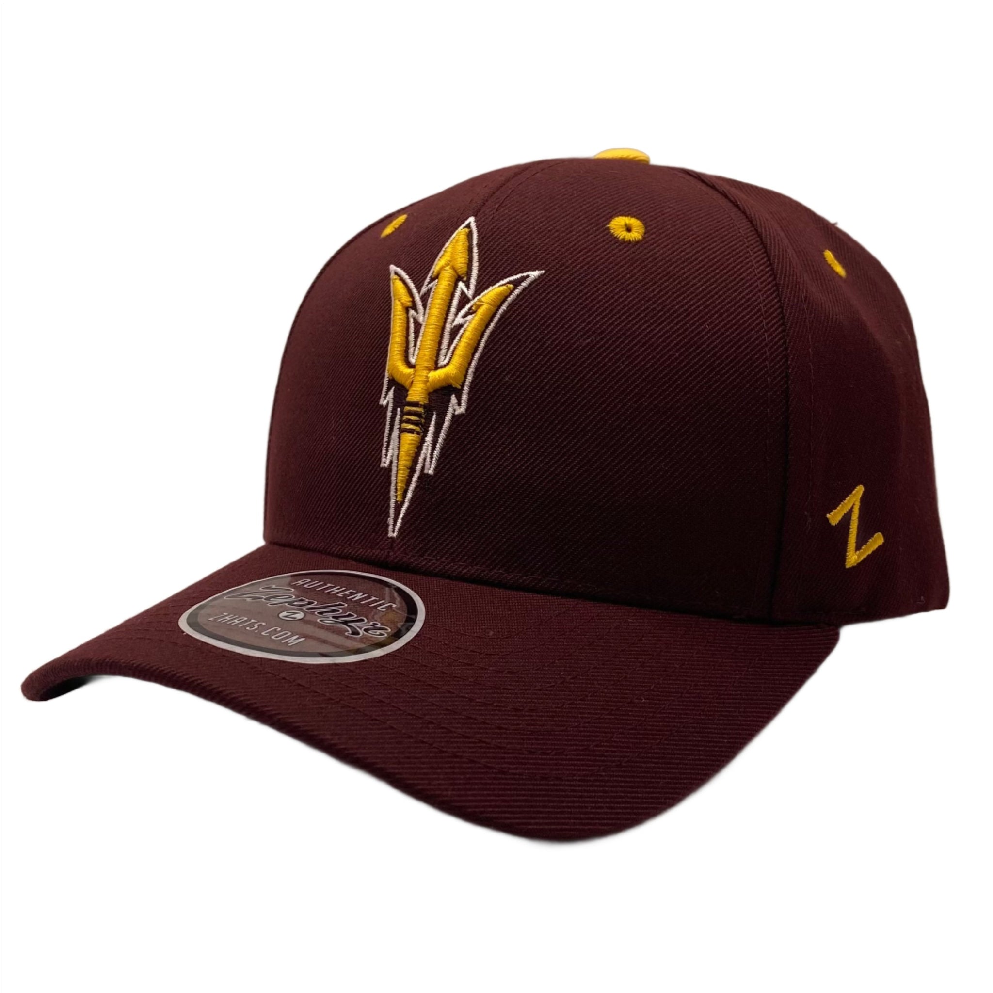 Arizona State University Flaming Fork Competitor Maroon Adjustable Hat