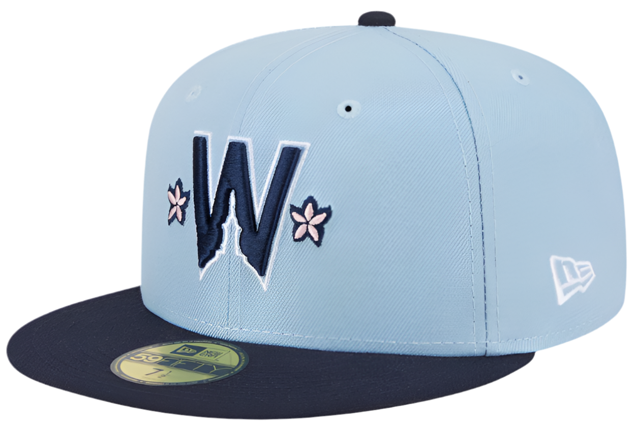 Washington Nationals New Era 2025 City Connect 59FIFTY Fitted Hat - Light Blue/Navy