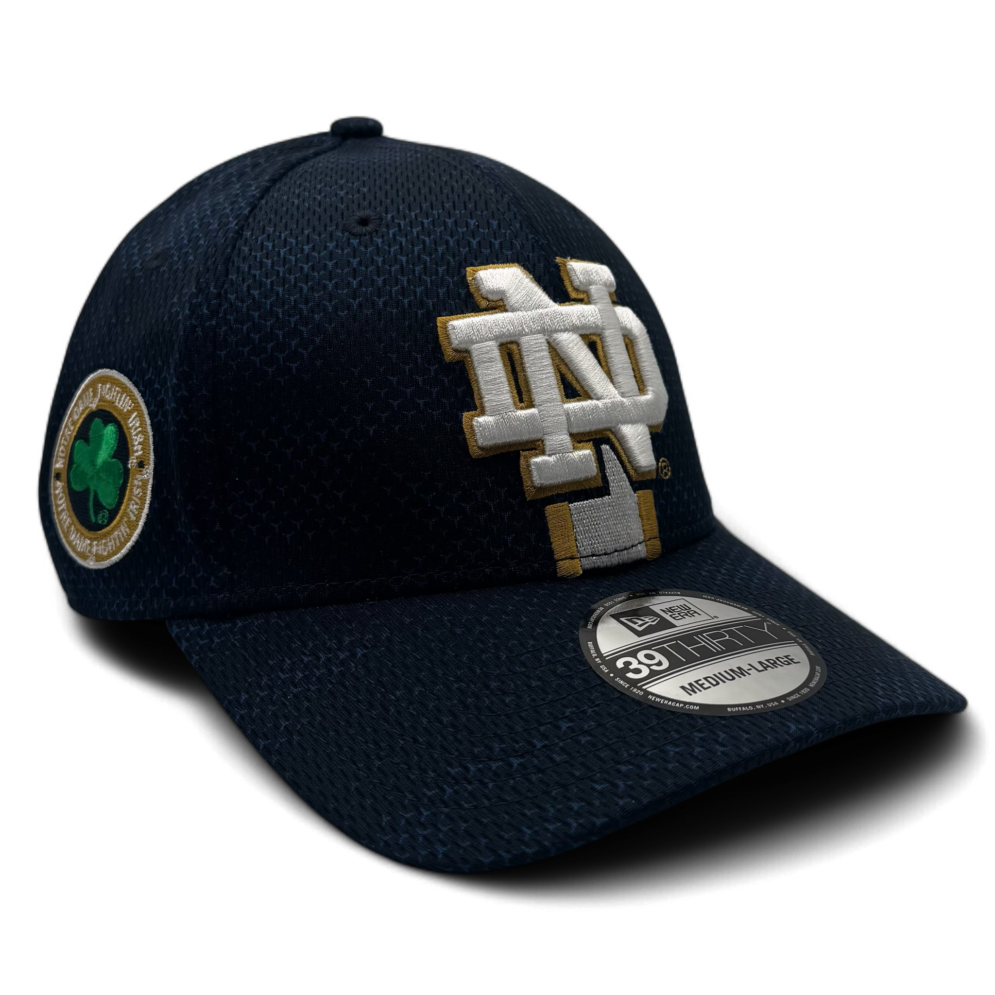 Notre Dame Fighting Irish New Era 2024 Sideline 39THIRTY Flex Hat - Navy