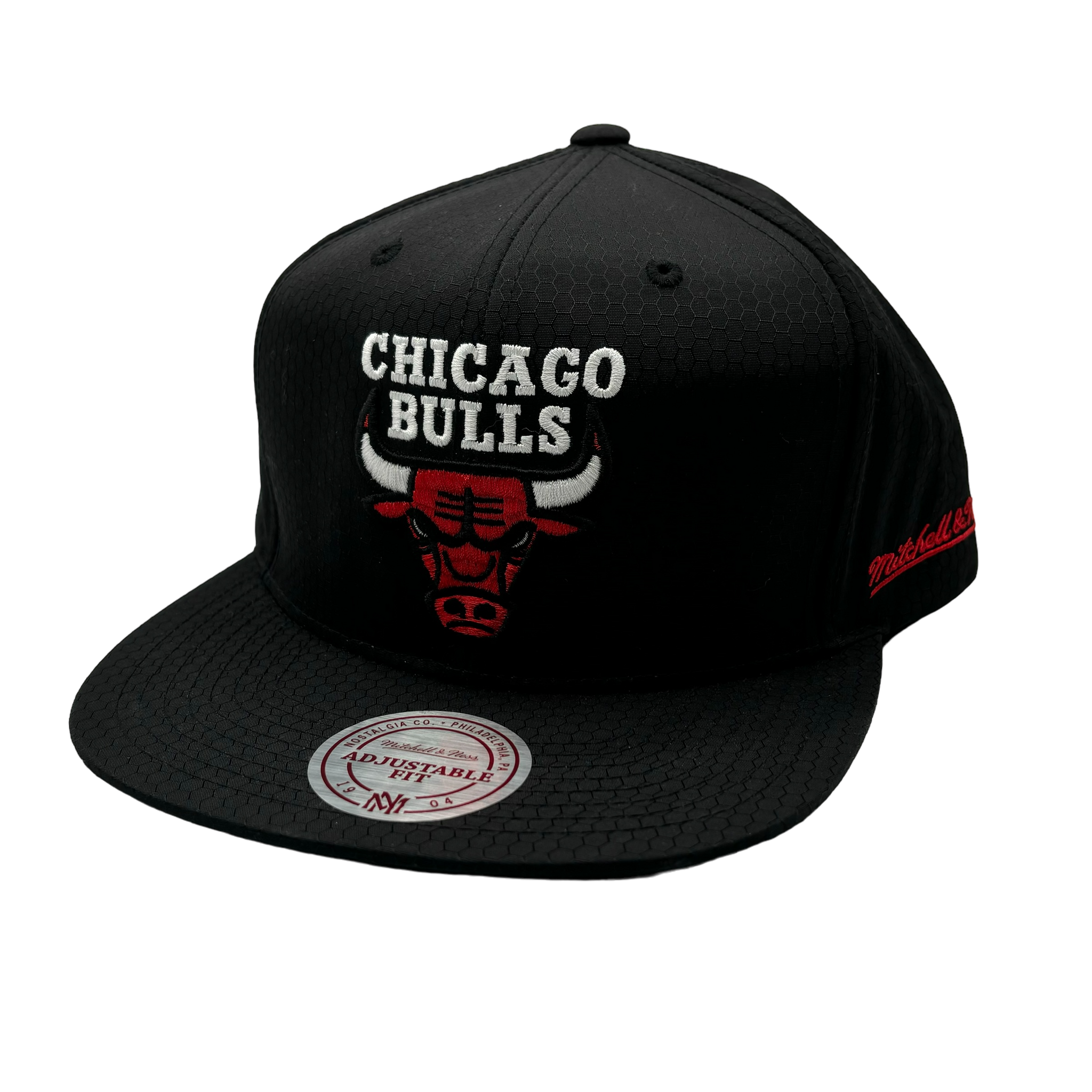 Chicago Bulls Ripstop Honeycomb Snapback Hat