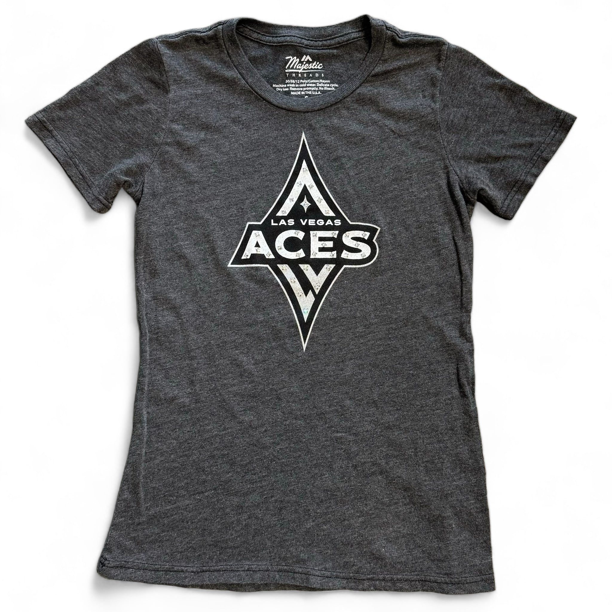 Las Vegas Aces Women's Primary Bling Tri Blend T-Shirt