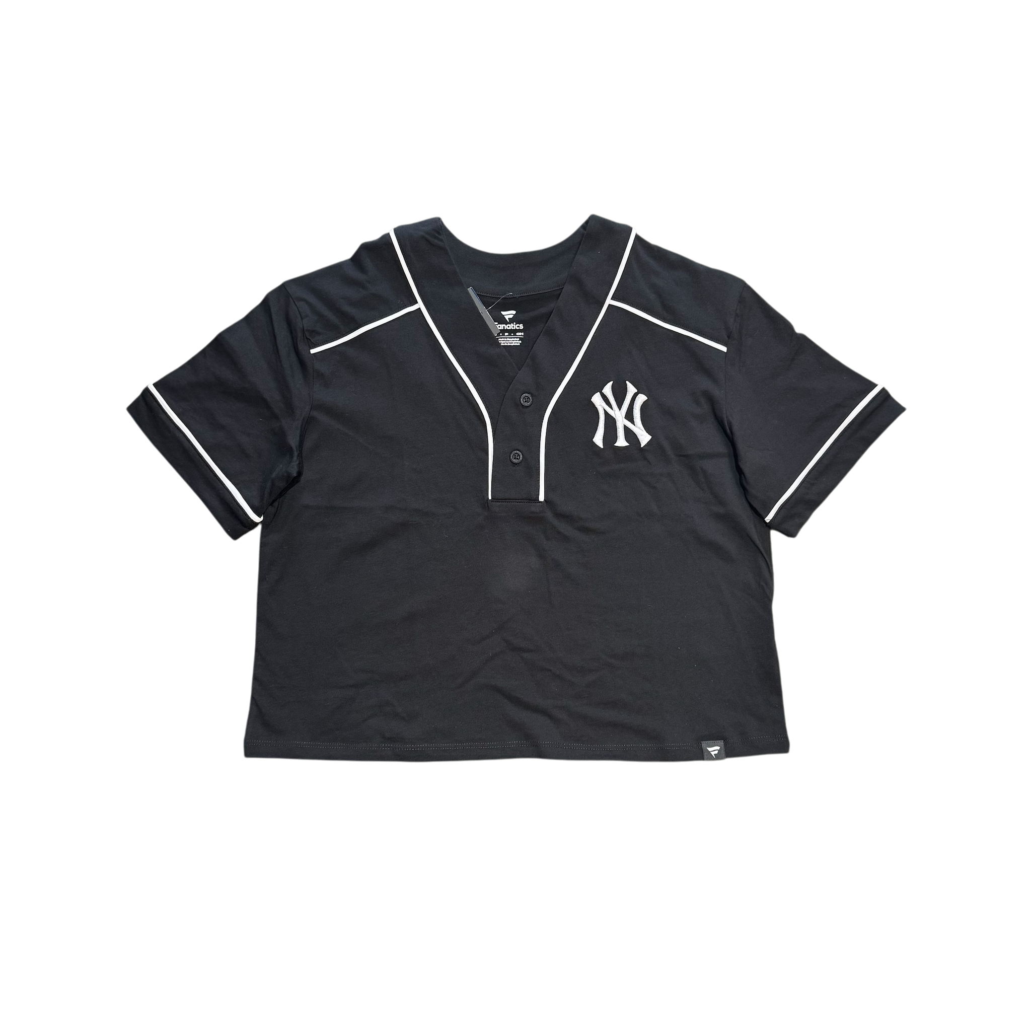 New York Yankees Champ Game Cropped Raglan T
