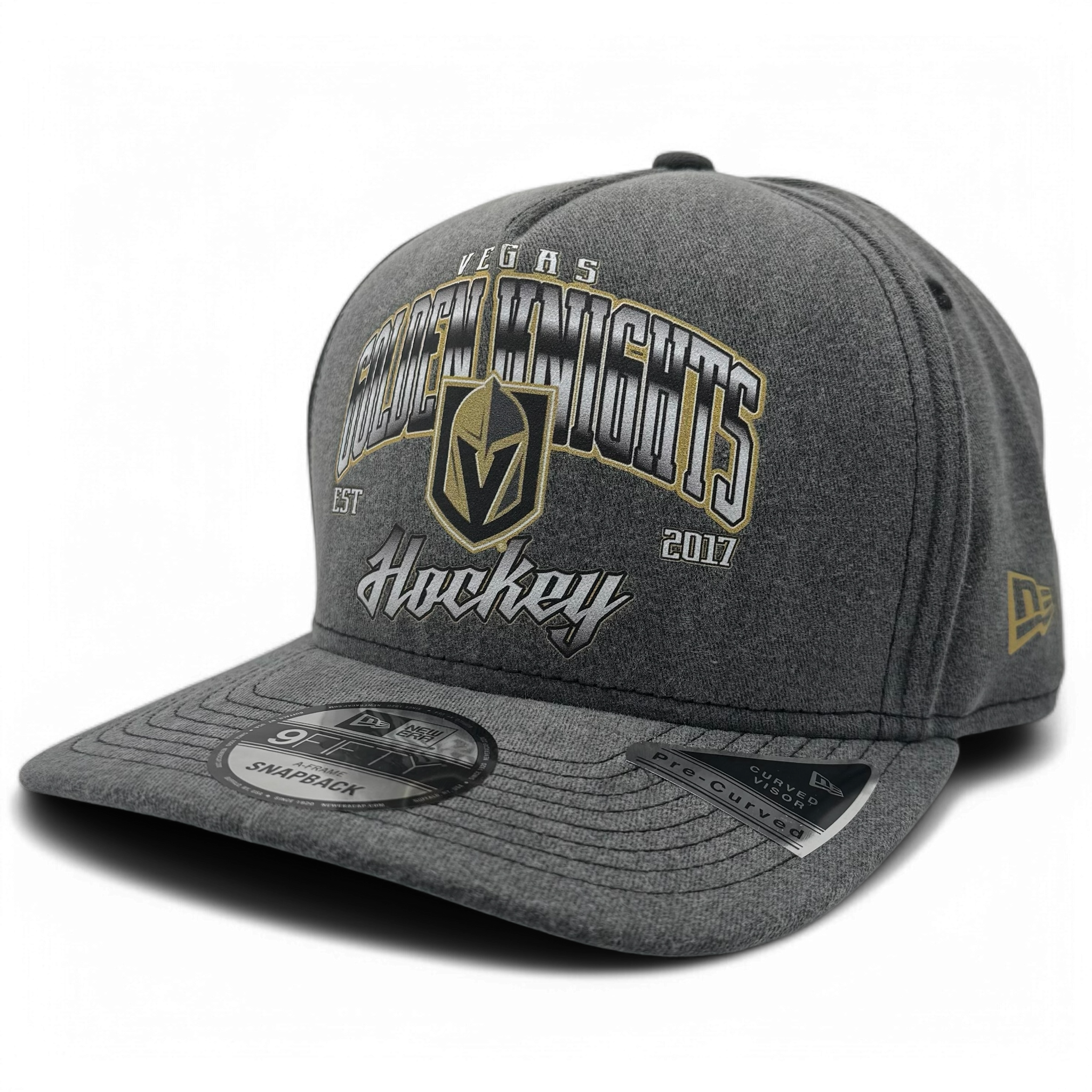 Vegas Golden Knights Washed New Era 9FIFTY A-Frame Snapback Hat