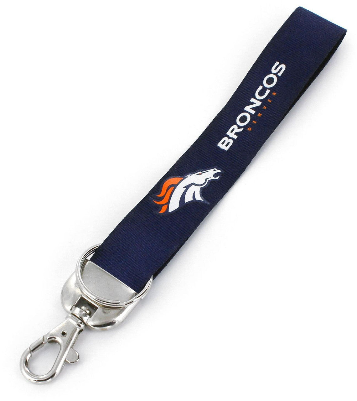 DENVER BRONCOS DELUXE WRISTLET KEYCHAIN
