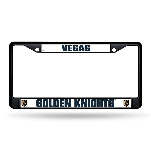 Vegas Golden Knights 12" x 6" Black Metal Car/Truck Frame