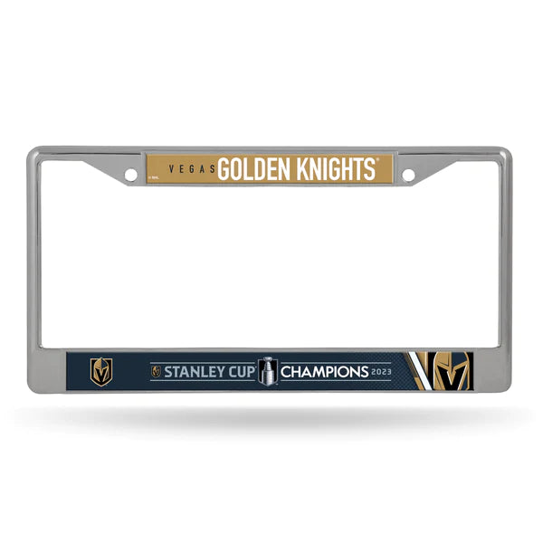 Vegas Golden Knights 2023 Stanley Cup Champions Chrome Frame