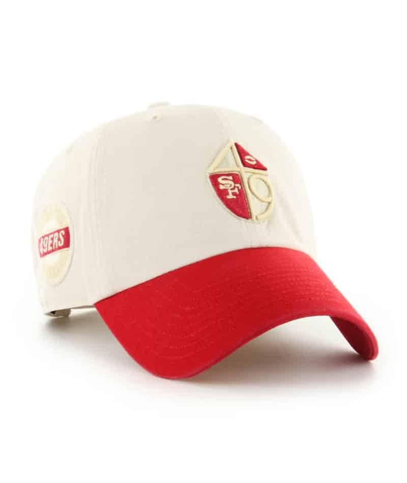 San Francisco 49ers 47 Brand Legacy Bone Clean Up Adjustable Hat