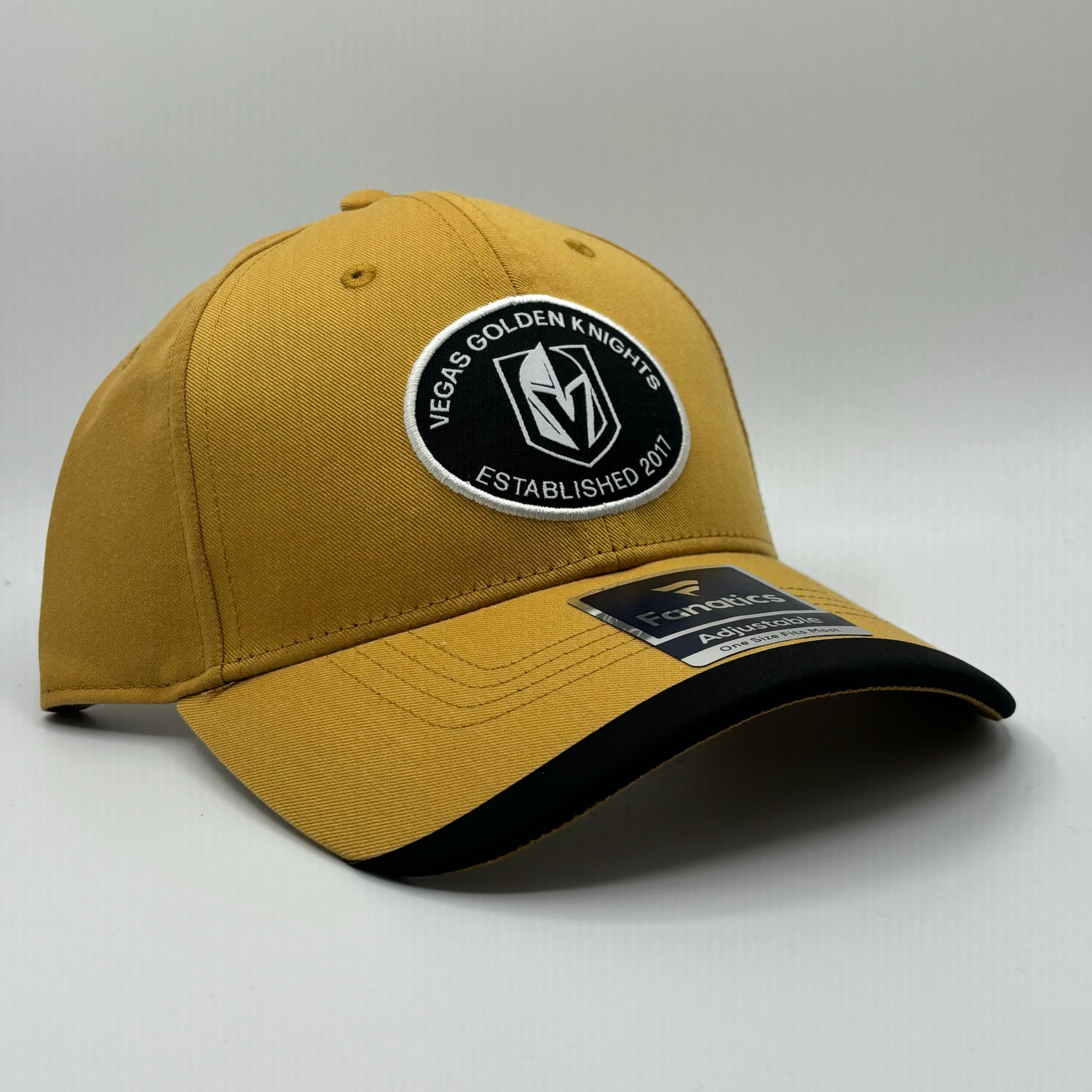 Vegas Golden Knights Fundamental Gold Adjustable Hat