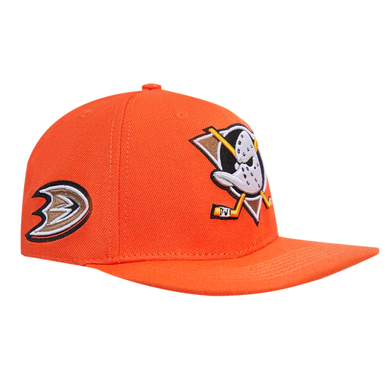 Anaheim Ducks Classic Logo Wool Unisex Snapback Hat