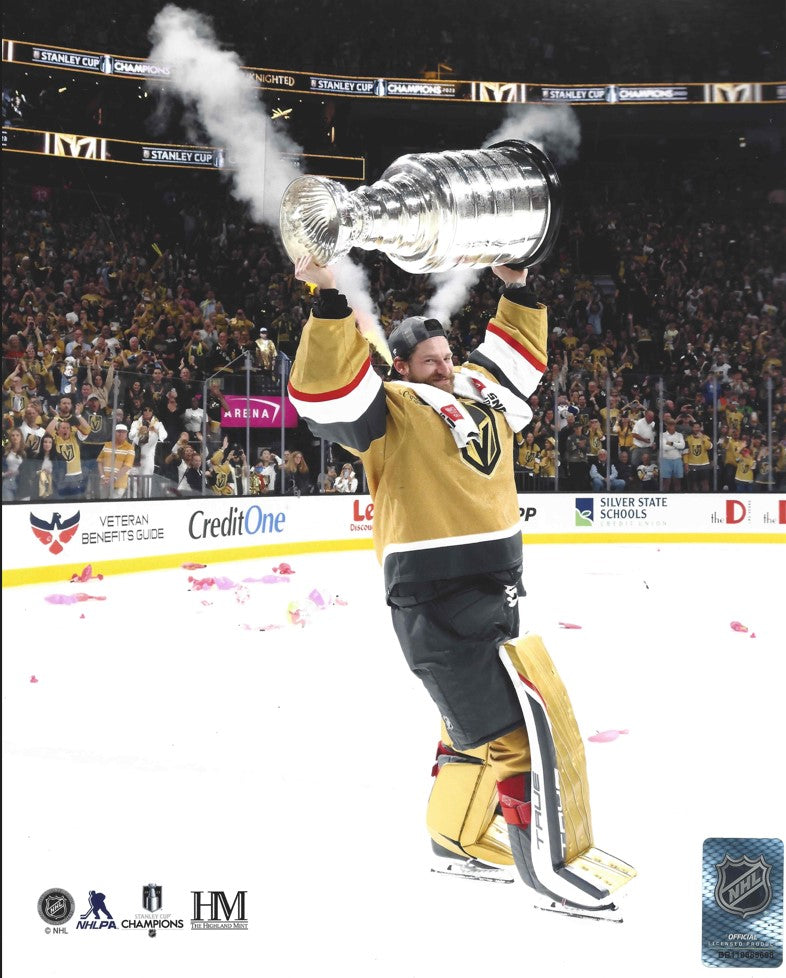 Vegas Golden Knights HILL HOISTING THE CUP 8x10 Photo