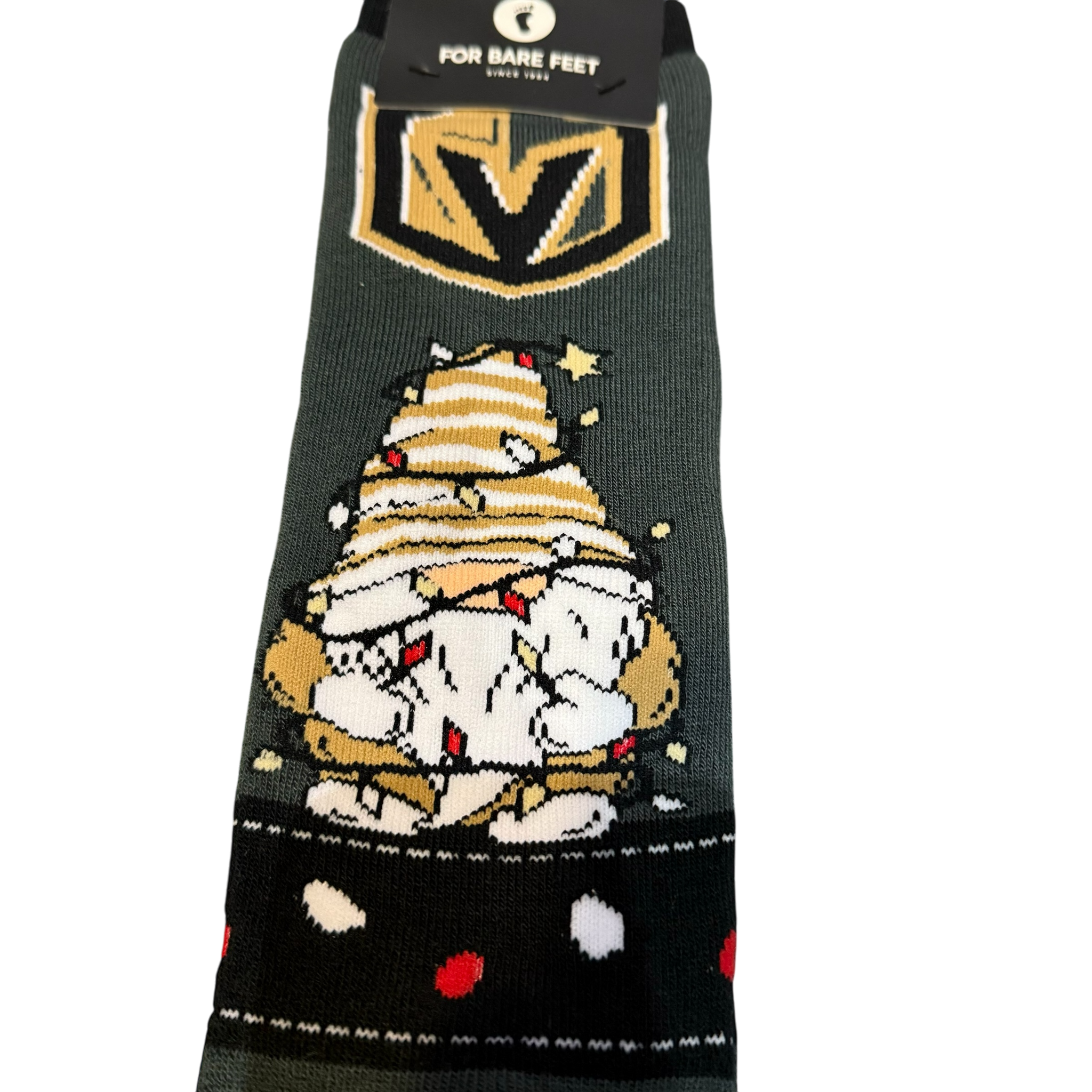 Vegas Golden Knights Holiday Gnome Socks