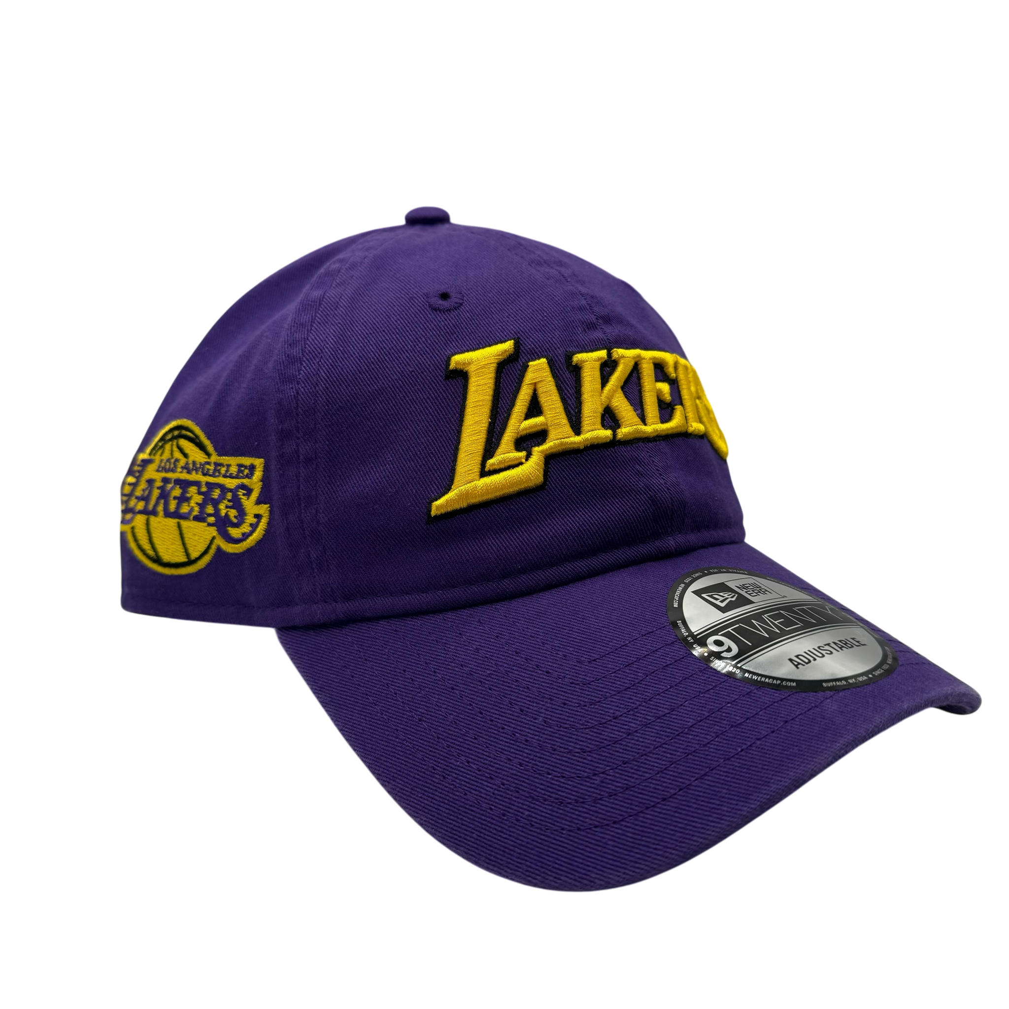 Los Angeles Lakers New Era Navy Jersey Hook Statement Edition 9TWENTY Adjustable Hat