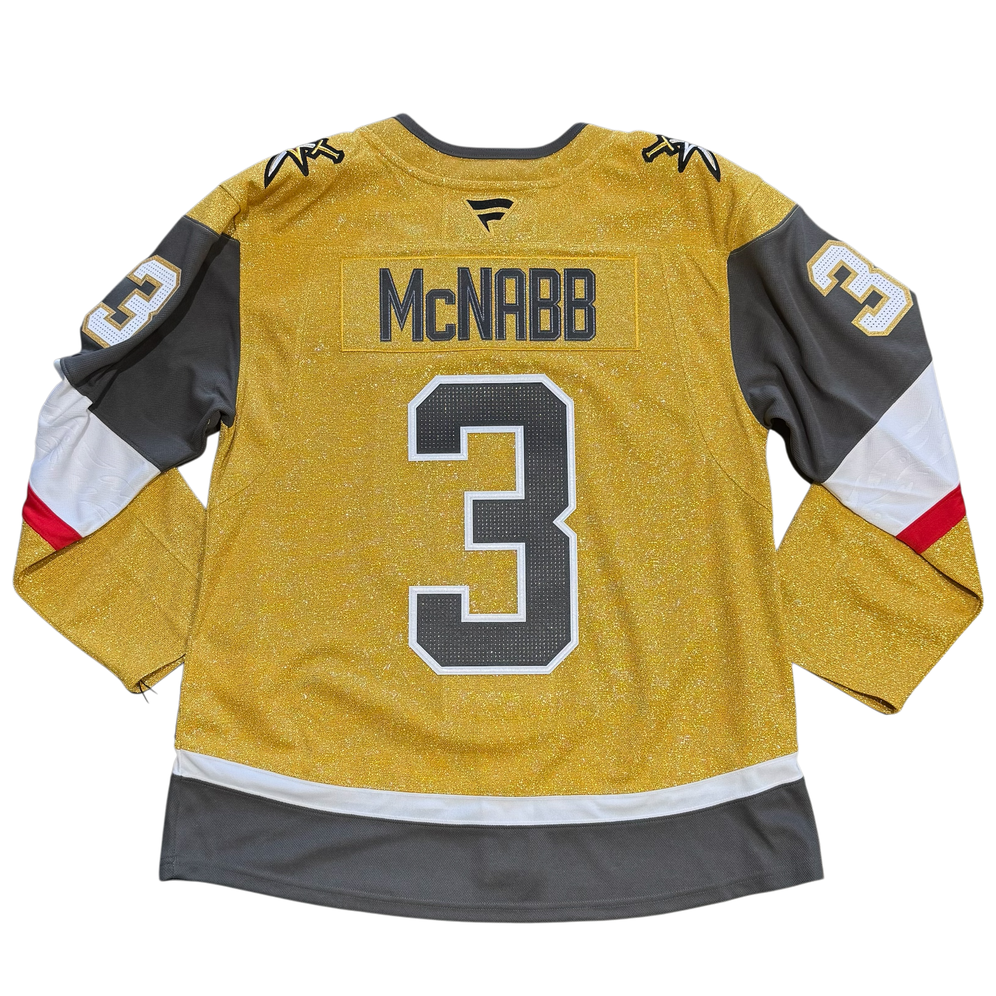 Vegas Golden Knights McNABB Men's Fanatics Premium Home Jersey - Gold