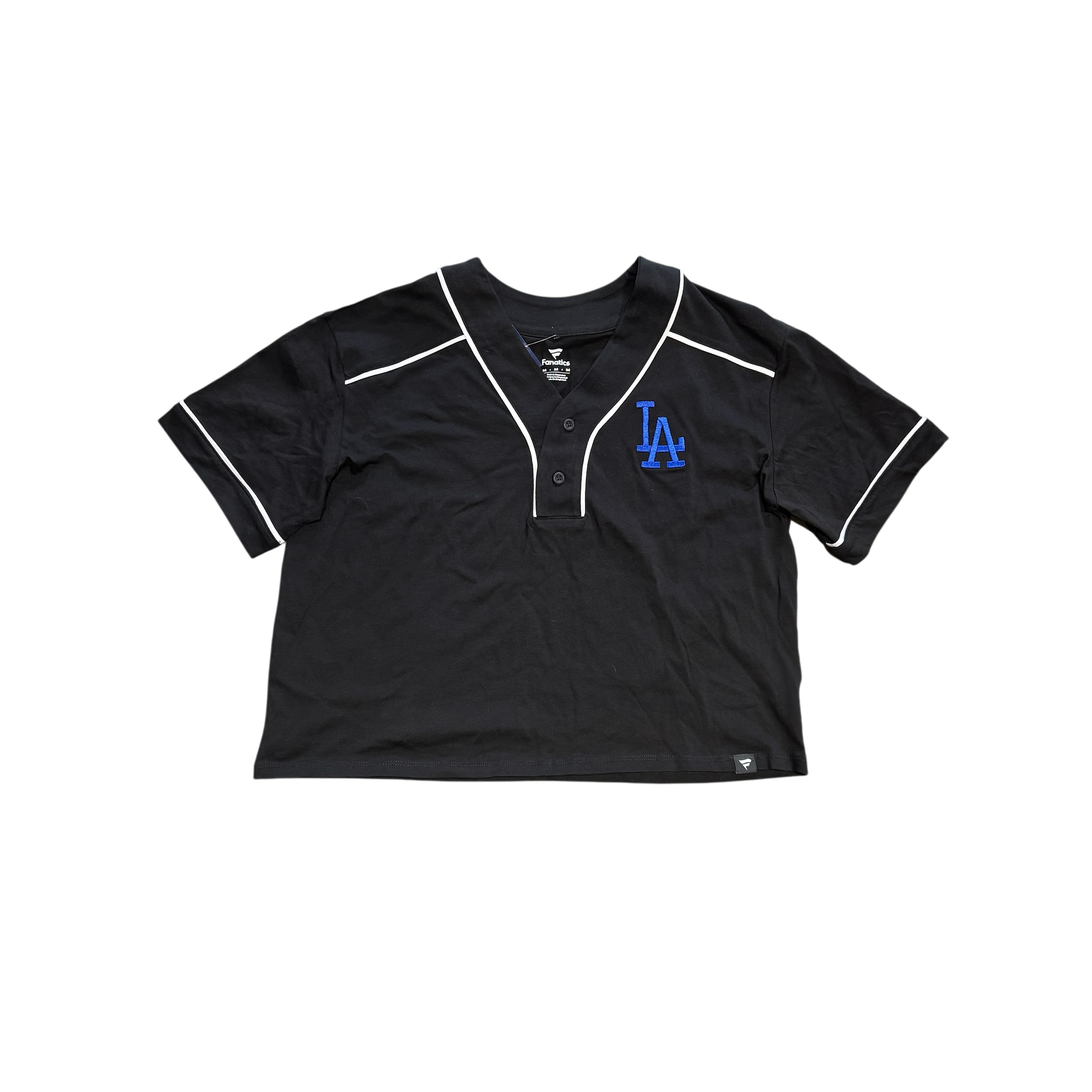 Los Angeles Dodgers Champ Game Cropped Raglan T
