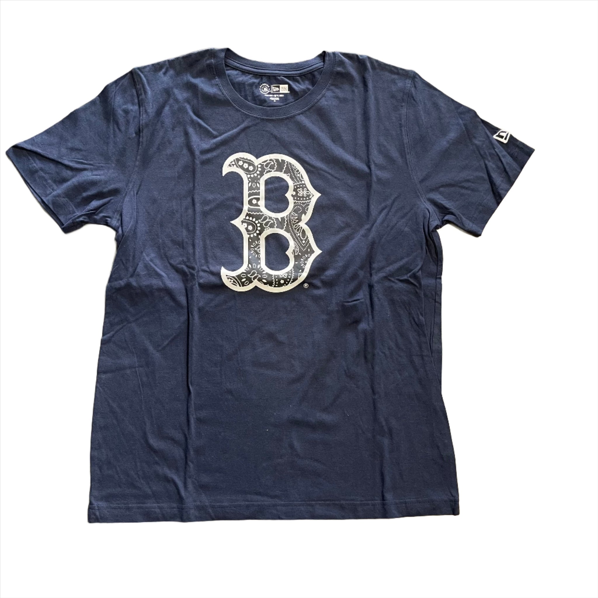 Boston Red Sox New Era Men's Paisley B T-Shirt