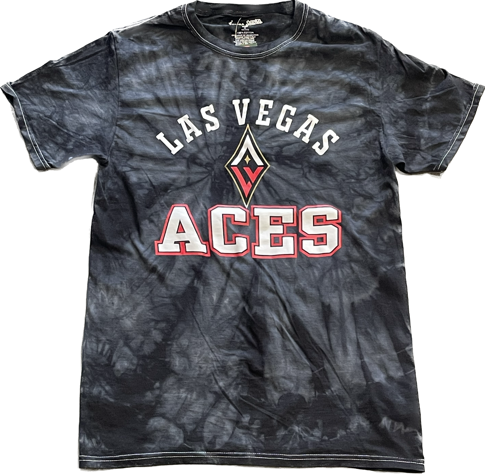 Las Vegas Aces Unisex Tie-Dye Shirt - Black