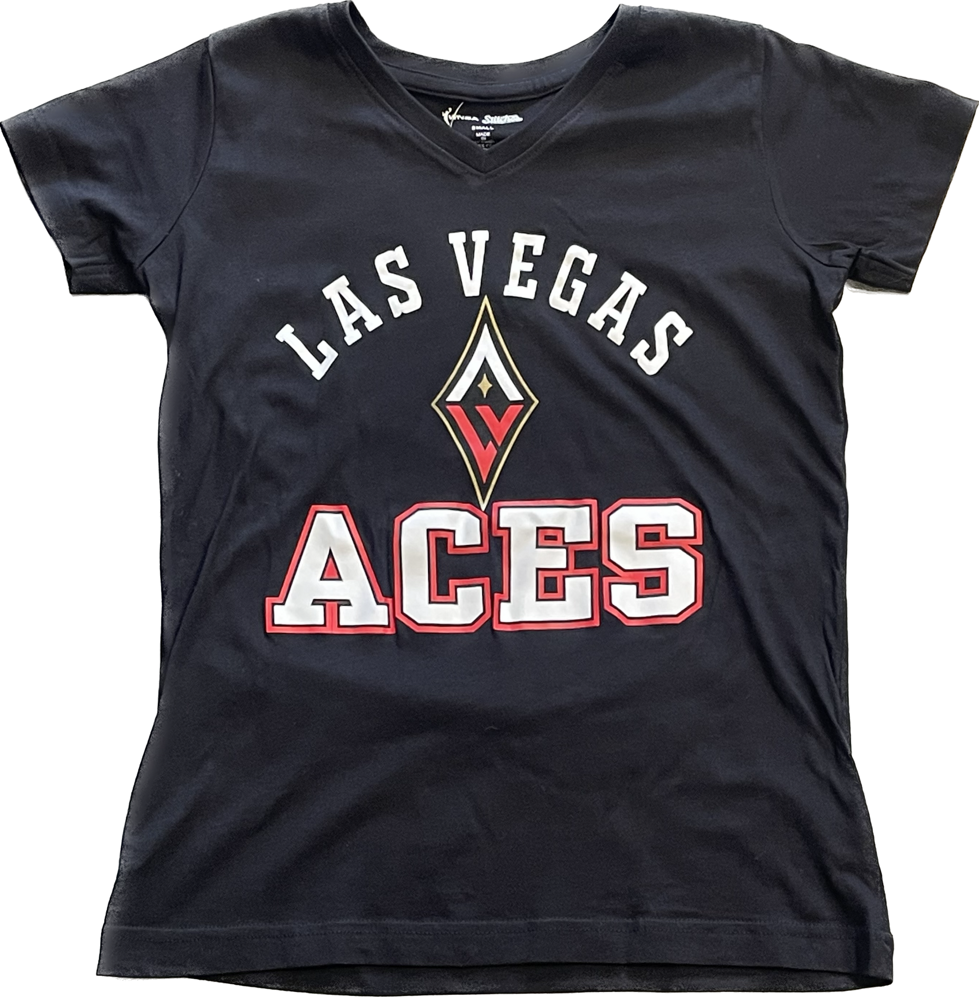 Las Vegas Aces Women's Classic Team V-Neck - Black – Sports Town USA