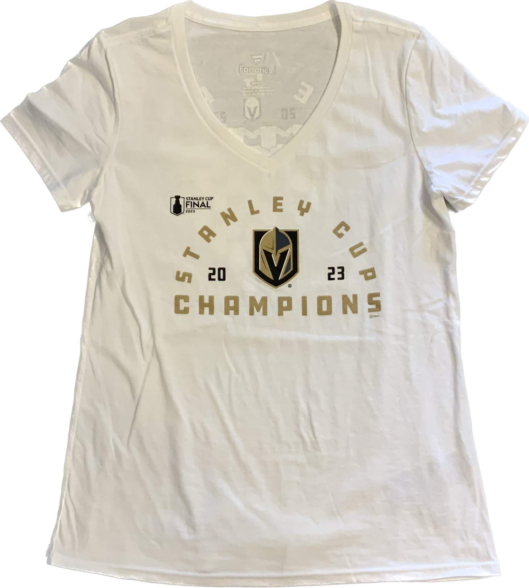 Women's Fanatics Branded White Colorado Avalanche 2022 Stanley Cup Champions Signature Roster V-Neck T-Shirt