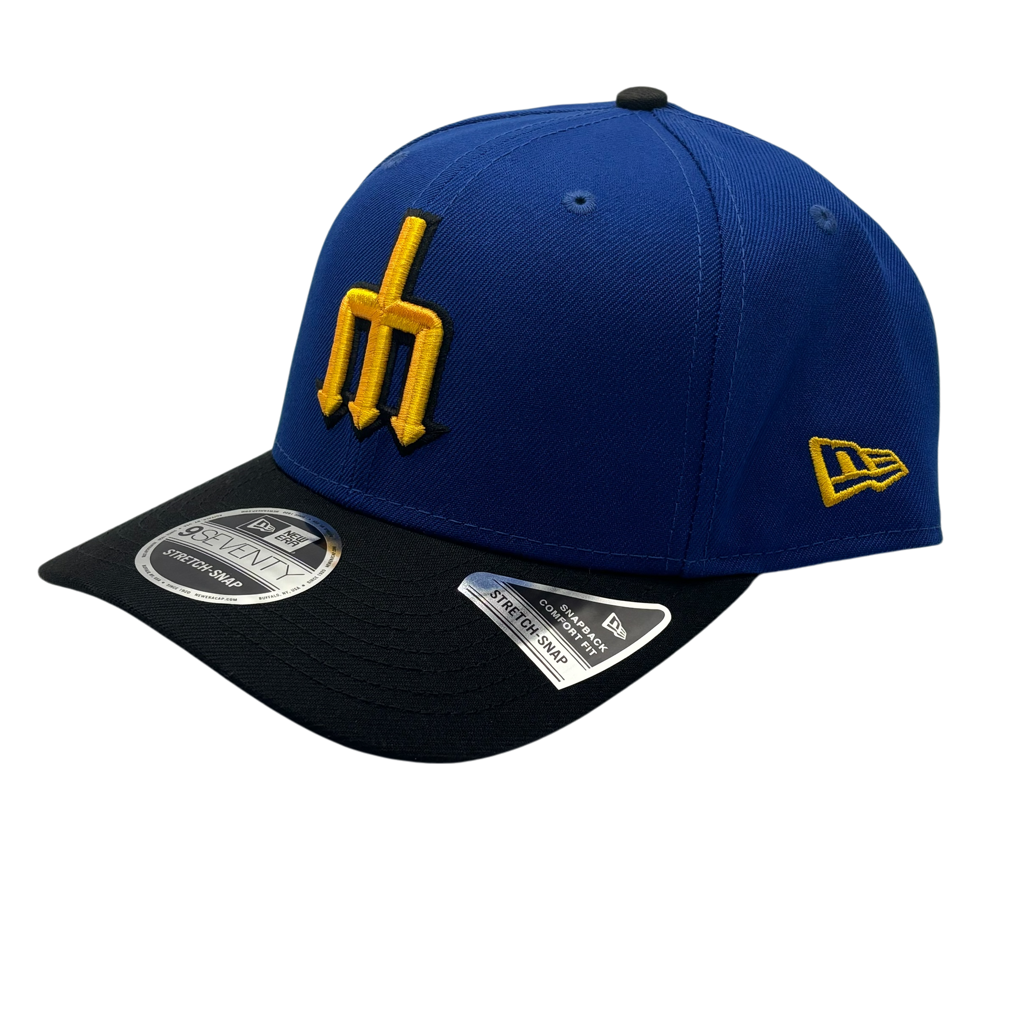 Seattle Mariners City Connect New Era 9SEVENTY Stretch-Snap Adjustable Hat