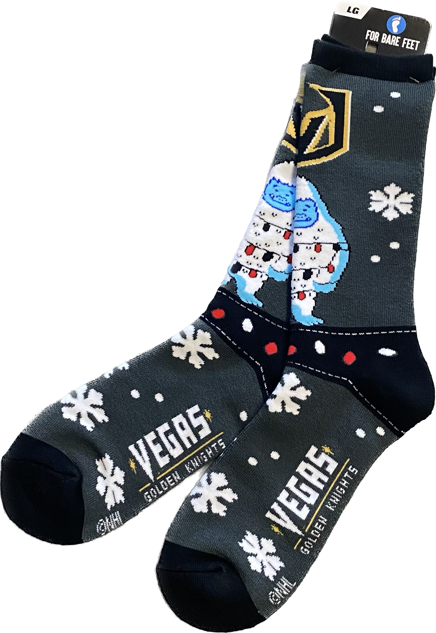 Vegas Golden Knights Sweater Yeti Festive Socks