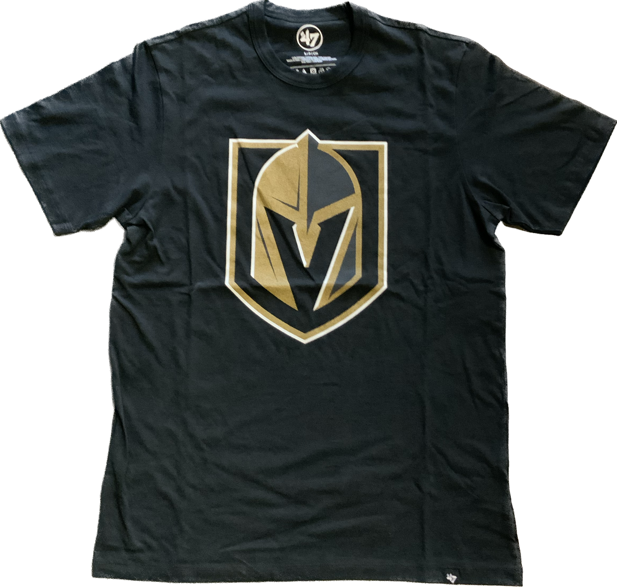 Vegas Golden Knights Distressed Logo Short Sleeve Shirt