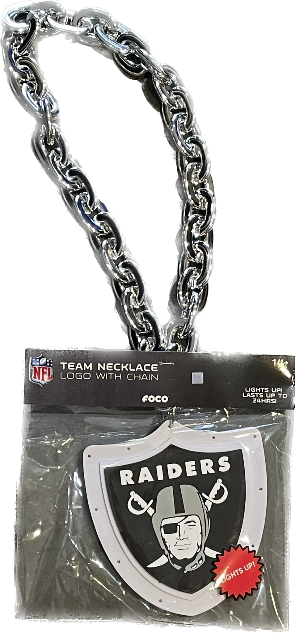 Las Vegas Raiders Lanyard - Silver – Sports Town USA