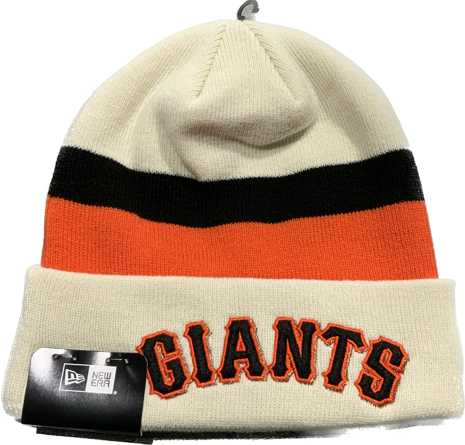 San Francisco Giants Retro Throwback Cuff Knit Beanie - Cream