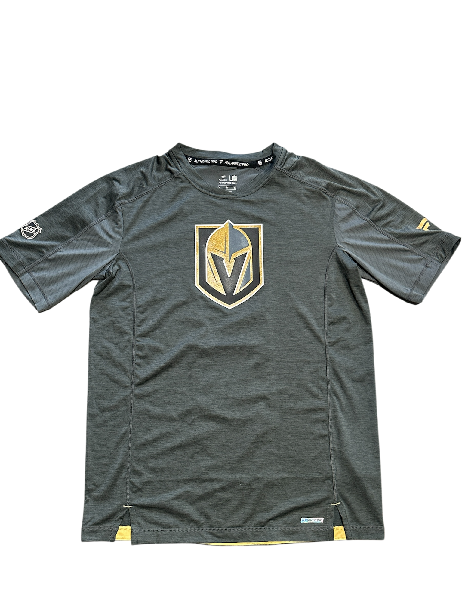 Vegas Golden Knights Authentic Pro Rink Tech T-Shirt - Dark Shadow