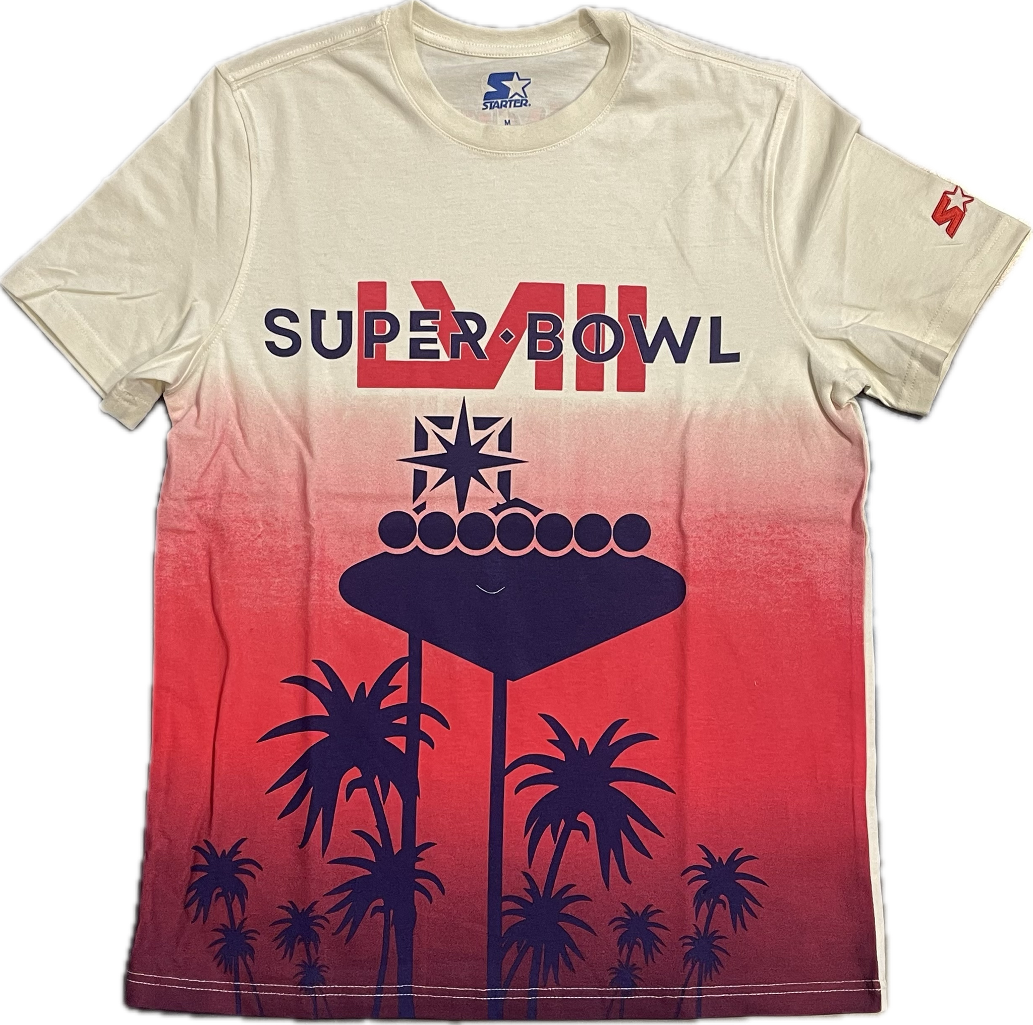 Super Bowl LVIII Mens T Shirt- Cream