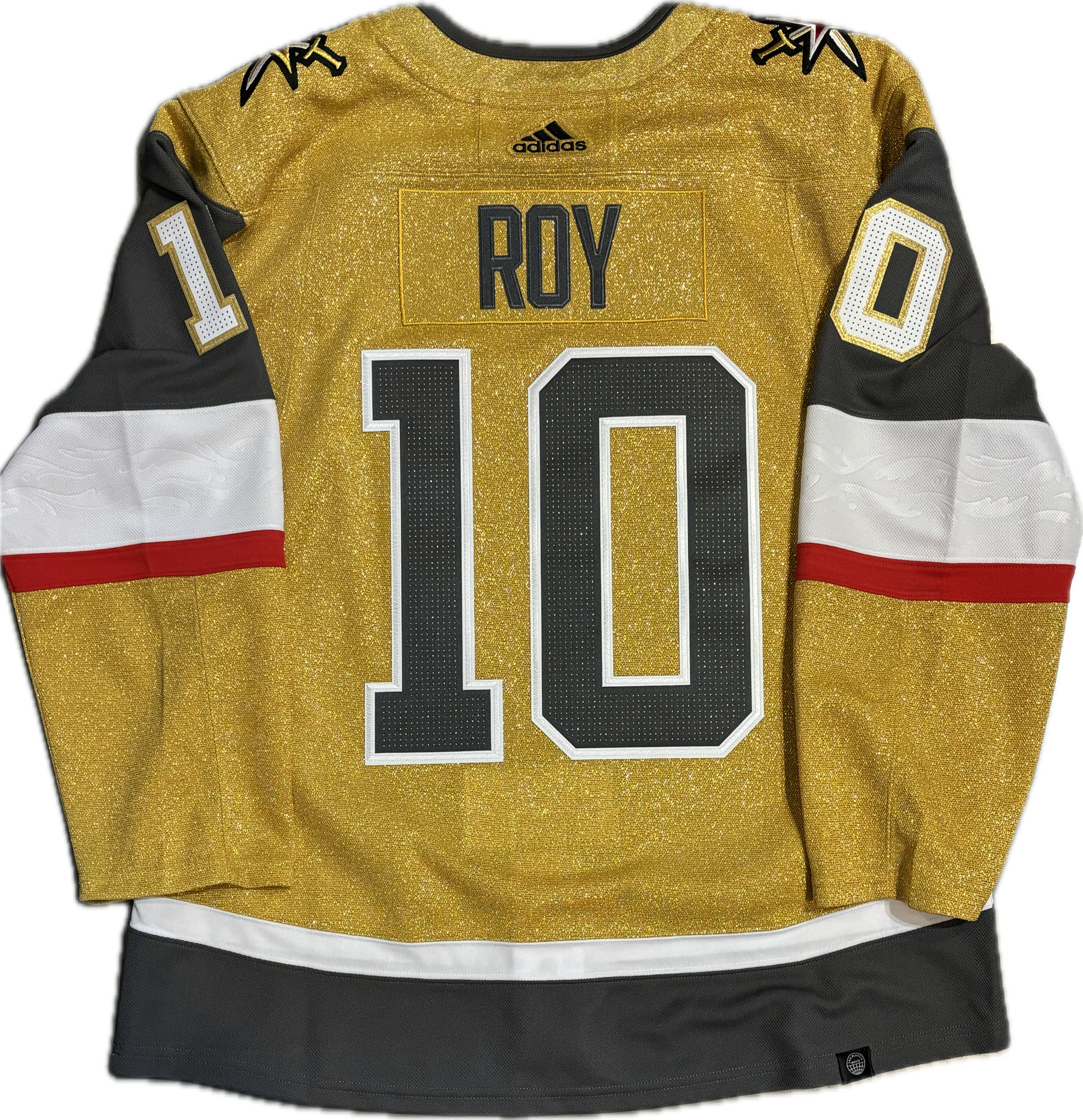 Vegas Golden Knights Nicolas Roy #10 Men's Adidas Authentic Home Jersey - Gold ***