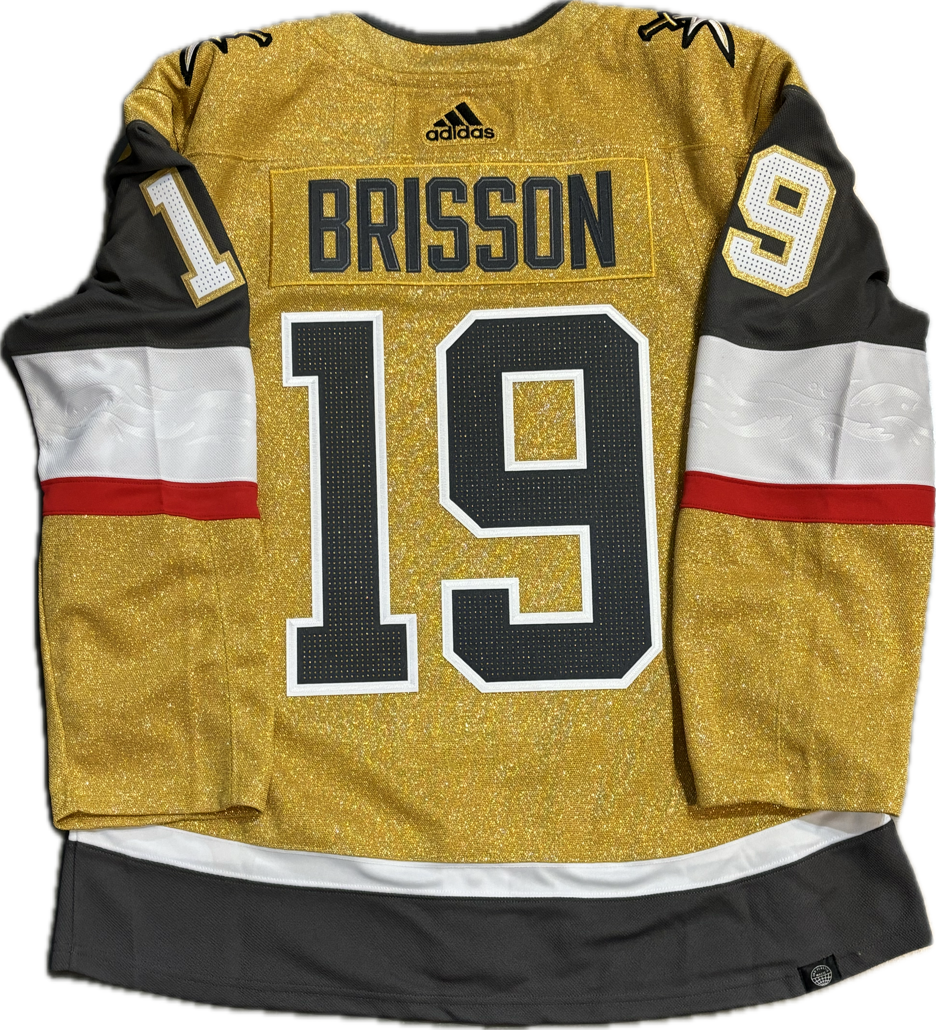 Vegas Golden Knights Brisson Authentic Adidas Jersey Gold Home