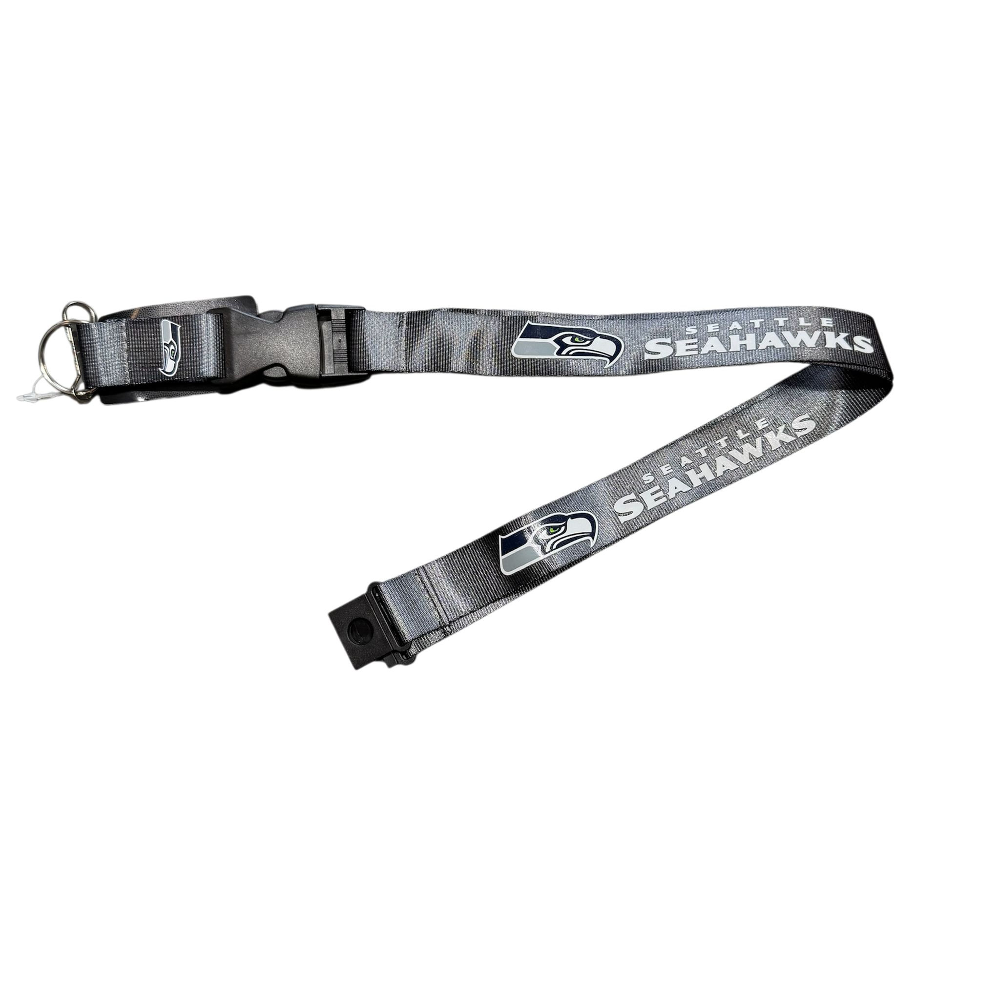 Seattle Seahawks Team Lanyard - Silver