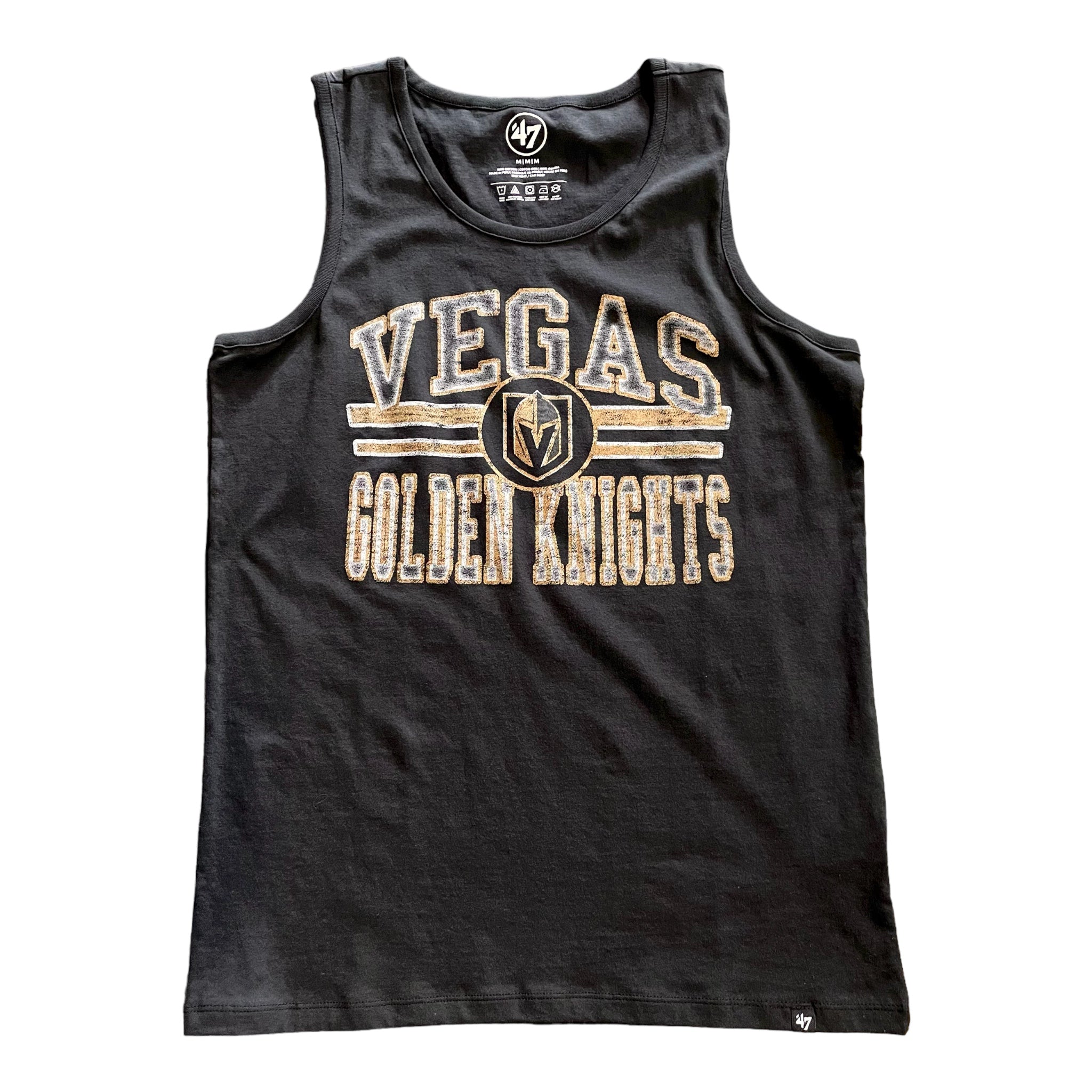 Vegas Golden Knights Mens Tank Top - Flint Black